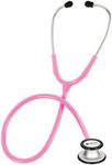 Prestige Medical Clinical Plus Dynamic Range Stethoscope with Clamshell Packaging, Hot Pink