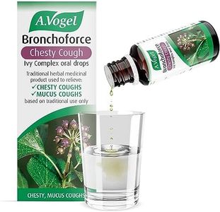 A.Vogel Bronchoforce Chesty Cough Medicine for Adults | Mucus Cough Relief | Ivy Complex Oral Cough Drops | 50ml