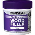 Ronseal MPWFW465 Multi-Purpose Wood Filler Tub - white, 465 g