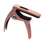 Galux GC-500A 3in1 Zinc Metal Capo for Acoustic and Electric Guitar ( BRONZE)