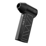 Upgraded Super Powerful Turbo Air Blower & Vaccum Cordless | Handheld 3rd Generation Brushless Motor 130000 RPM | 3 Speed | 3000mAh Rechargeable | Multi Usage for Car | Home |Led-Light
