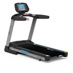 PowerMax Fitness TDA-550 (6.0HP Peak) Motorized Treadmill with Bluetooth App for Android & iOS, Hi-Fi Speaker, Automatic Incline, Home Use & 400m Track UI