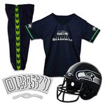 Franklin Sports NFL Seattle Seahawks Deluxe Youth Uniform Set, Medium