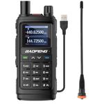 BAOFENG UV-17M Ham Radio Long Range Handheld Two Way Radio with 771 Antenna,USB-C Charger,1800mAh Li-ion Battery,NOAA (UV17M-Black+D771+USB-C Cable)