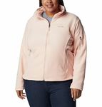 Columbia Womens Fast Trek II Jacket, Peach Blossom, M