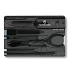 Victorinox SwissCard Classic - 10 Functions, DO-IT-YOURSELF Champion, Functional Companion that fits a wallet, Black - 82 mm.