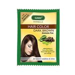 Sunny Health & Fitness Dark Brown Hair Color - Pack of 4 X (20 g)