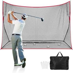 Golf Practice Net Hitting 3M *10Ft Golf Practice Net Hitting Training Aid Driving Chipping Cage + Carry Bag