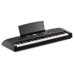 Yamaha 88-Key Weighted Digital Piano, with Foot Switch and Music Rest, Black-Furniture Stand Sold Separately, 167.64 x 45.72 x 20.32 cm (DGX670B)