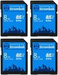 Everything But Stromboli 4 Pack 8GB SD Cards for Browning Trail Camera Dark Ops, Recon Force, Defender, Spec Ops, Patriot, Strike Force Game Cam SDHC Memory Card