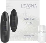 Levona Scent Essential Oil Diffuser - Plug In Air Freshener for Home, Household Supplies & Hotel, Waterless Diffuser & Nebulizer, 500 sqft - Abela 100, Matte Black (Button Control, 120ml Oil Included)