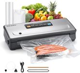 INKBIRD Cordless Vacuum Sealer Machine INK-VS06 with Starter Kit -80kPa, Wireless Auto Food Sealer with Built-in Cutter, Dry Moist Seal Pulse Canister Mode Pro Food Preservation Kit