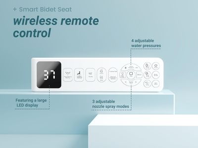 MEJE Electric Smart Bidet Toilet Seat – White
