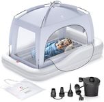 QPAU Inflatable Toddler Travel Bed 