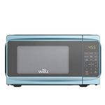 Willz WLCMV807BE-07 Countertop Small Microwave Oven with 6 Preset Cooking Programs Interior Light LED Display, Blue