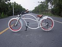 Steel 26in Beach Cruiser Chopper Bi