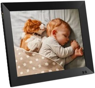 Nixplay 15 inch Smart Digital Photo Frame with WiFi (W15F) - Black - Unlimited Cloud Photo Storage - Share Photos and Videos Instantly via Email or App - Preload Content