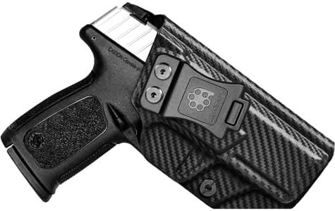 Amberide S&W SD9 VE IWB Holster, Kydex Concealed Carry Holster for SD9 VE / SD40 VE, No Optic/No Laser, Posi-Click Retention, Sweat Guard, Adjustable Cant (0–30°)