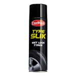 CarPlan Tyre Slik Wet Look Tyres - Combats Tyre Wall Crazing, 500 ml