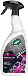 Turtle Wax Reactor All Wheel Cleaner – 1 Litre | Rapid Colour Change Formula – Iron Dissolving, pH Balanced Tyre Cleaner – Removes Brake Dust, Grime & Traffic Film – Safe for All Wheel Types