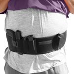 Belly Band Holster for Big Guys (2XL) by BRAVOBELT - Big Papa Edition | Fits 55" to 65" Belly (Black)