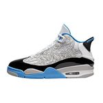 Air Jordan Dub Zero Men's Shoes, White/University Blue-black, 10.5