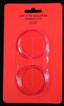 25 - Air-Tite H-38 (38.1mm) Direct Fit Coin Holder Capsules for US Dollar (Morgan, Eisenhower, Peace, Trade)