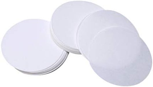 POPETPOP 100 Pcs Filter Paper Discs Chemistry Filter Paper Filters for Cooking Oil Qualitative Filter Paper Circles Laboratory Qualitative Filter Paper Labs White Miniature Coffee