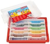 STABILO Trio thick - Triangular Colouring Pencil - Classpack of 96 - with 12 Assorted Colours