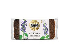 Biona Organic Rye Chia and Flax Seed Bread, 500g