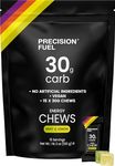 Precision Fuel 30 Energy Chews - High Carb, Lightweight Snack for Endurance Sports, 30g Carbs per Serving, Ideal for Running & Cycling, No Artificial Ingredients - Mint & Lemon Flavour 15 x 34g Chews