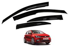 Jeet Enterprises Car Side Window Door Visor Rain Guard ABS Flexible Plastic Non Breakable for Polo