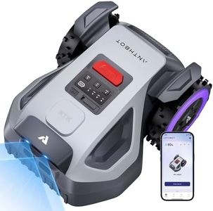 ANTHBOT M5 Mähroboter ohne Begrenzungskabel, Neuer Genie mit NRTK-Navigation & Dual-Kamera, 600 m², Schnitthöhe per App, KI-Hindernisvermeidung, Rasenroboter mit 45% Steigung, für enge 0,65-m-Passagen