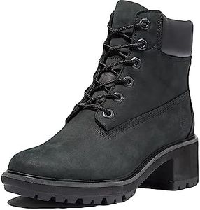 Timberland Women's Kinsley 6-inch Waterproof Hiking Boot, Black Nubuck, 10