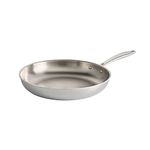 Tramontina 80116/007DS Gourmet 18/10 Stainless Steel Induction-Ready Tri-Ply Clad Fry Pan, 12-Inch, Stainless by Tramontina