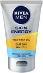 NIVEA MEN Active Energy Face Wash Gel 100ml