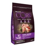 Wellness CORE Puppy 10 kg, Chicken & Turkey – Dry Dog Food for Small & Medium Breed Puppies, Grain-Free, Natural, Hypoallergenic, Protein-Rich, High Meat Content, Supports Brain & Eye Development