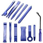 YWKJDDM Car Trim Removal Tool Kit, Plastic Pry Tool Kits for Car Radio, Door Fastener Terminal Trim Remover Set, Upholstery Removal Kit Pry Bar Scraper Set-Blue