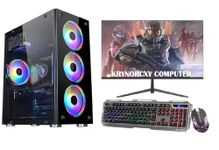 KRYNORCXY I7 Extreme Gaming Pc (Core I7 3770 Cpu/16Gb Ram/ 512Gb Ssd/ 1Tb Hard Disk/Gt 730 4Gb Graphic Card /22 Inch Hd Monitor/Gaming Keyboard Mouse/WiFi/Ready to Use) Windows