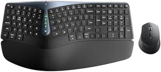 Ergonomic Wireless Keyboard and Mou