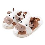 NZFUN Cow Slippers for Women and Me