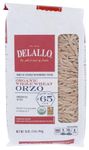 DeLallo Whole Wheat Orzo 16.0 OZ (Pack of 2)