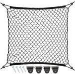 9 Moon 4 Hook Car Universal Trunk Cargo Net Mesh Storage Organizer for Benz Toyota Mazda Audi Subaru Forester Outback Ford Edge Escape Expedition Explorer Flex Focus Fusion Windstar