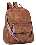 FADEON Leather Laptop Backpack for 