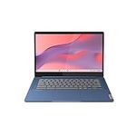 Lenovo IdeaPad Slim 3 Chromebook 14 Inch FHD Laptop - (MediaTek Kompanio 520, 8GB RAM, 128GB eMMC, ChromeOS) - Abyss Blue