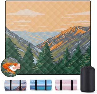 memKiya Picnic Blankets 60x80 Extra Large Windproof Concert Park Lawn Ground Mats Outside XXL Weatherproof Backpacking Quilt for Sleeping Patio Glamping Kitchen Stuff Cars Roadtrip Motorhome Gadgets