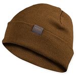 MERIWOOL Beanie for Men and Women - Merino Wool Blend Ribbed Knit Winter Hat, Coyote, One Size