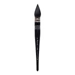 Raphael SoftAqua Synthetic Squirrel Watercolor Brush, Quill, 8, Black