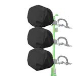 Wnanan Trimmer Engine Cover,Fits Weed Eater Edger,Pole Saw,Brush Cutters and Hedge, Weed Eater Covers,3 Pack,Black