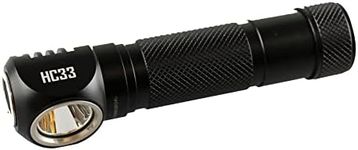 NITECORE HC33 High Performance L-Shaped Headlight, 1800 Lumens, IP68 Waterproof, Black Headlamp